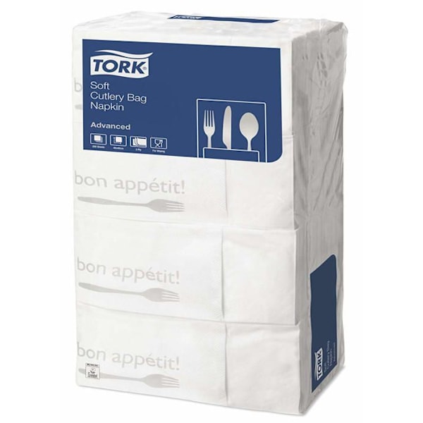 Tork - 13662 - Bon Appetit mjuk besticksservett - Säljs i förpackningar om 200 servetter