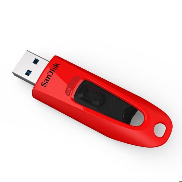 SanDisk Ultra 64GB USB 3.0 Flash Drive - Röd Röd