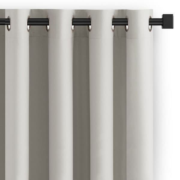 Gardiner - Carli - Grå - Silveröglor - 140 x 250 cm grå