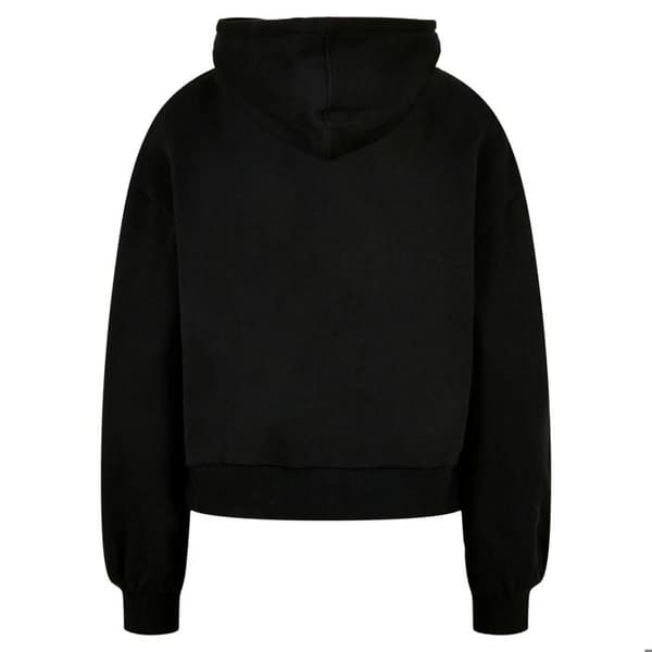 Damsweatshirt med huva Merchcode Halloween - Boo Ghost - svart svart M