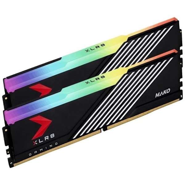 RAM-minne - PNY - XLR8 Gaming MAKO - RGB - DDR5 - 6400MHz - 2X16GB - (MD32GK2D5640040MXRGB)