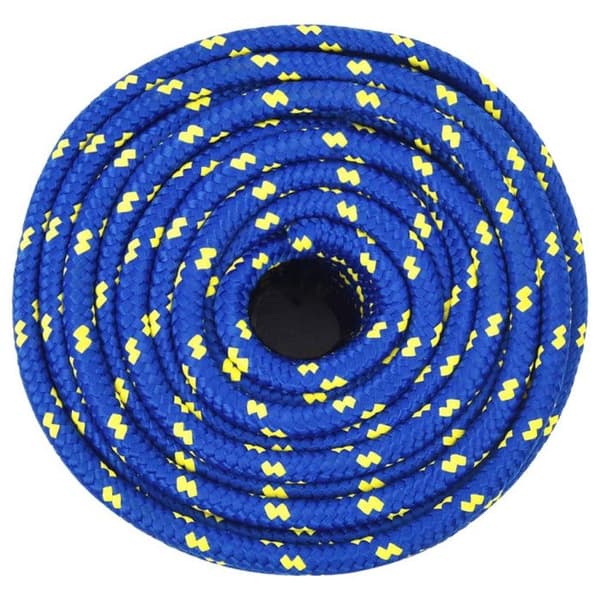 152464 vidaXL Båtrep Blå 14 mm 100 m Polypropen blå