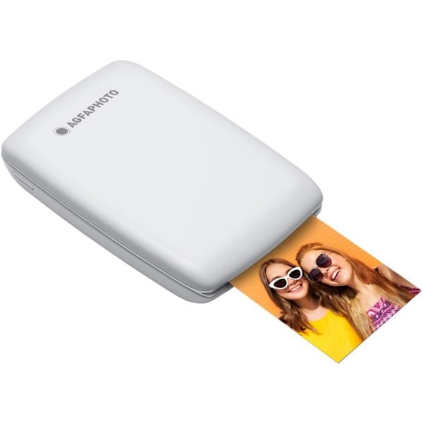 AGFA PHOTO Mini P.2 - Bärbar Zink-skrivare för omedelbara foton utan bläck - för smartphones, surfplattor - snabbt och enkelt