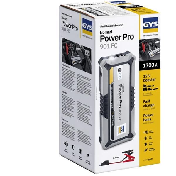 GYS LITHIUM-BOOSTER NOMAD POWER PRO 901 FC 085879 Snabbstartsystem