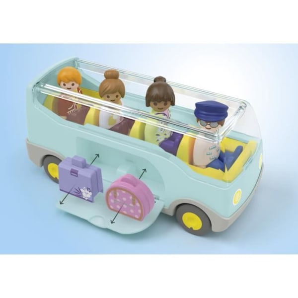 PLAYMOBIL Junior 71682 Resebuss, Från 12 månader Flerfärgad