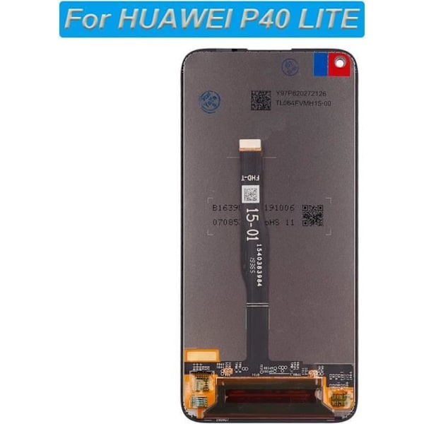 LCD-skärm kompatibel med Huawei P40 lite JNY-L21A JNY-L01A JNY-L21B JNY-L22A 6,4 LCD med verktyg E-YIIVIIL