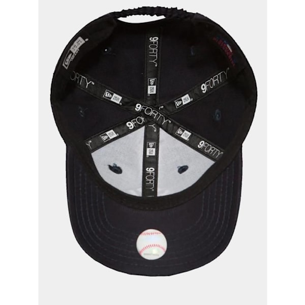 Barnkeps - New Era - New York - Justerbar - Marinblå/Vit - 100 % bomull Svartvitt S