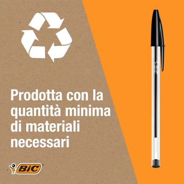 Kulpenna - BIC - Cristal Original - Förpackning med 10 - Blå färg - Fin spets 0,32 mm Blå
