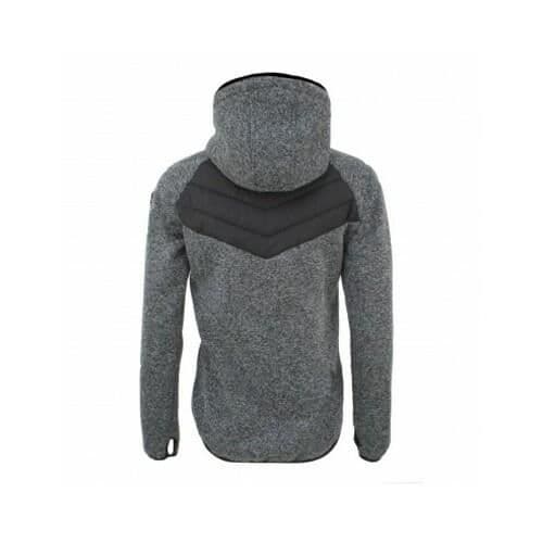 Peak Mountain Albert damfleece - svart/guldrosa - S
