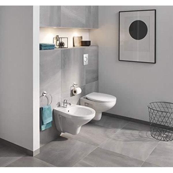 GROHE Construction Flow bidé, med dragstång, 23754000 (import Tyskland)