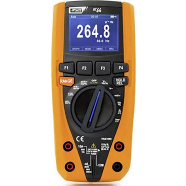 HT Instruments HT64 1010340 digital multimeter datalogger CAT III 1000 V, CAT IV 600 V