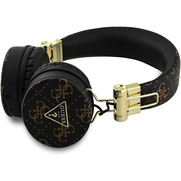 Bluetooth hörlurar On-Ear - Guess - GUBH70E4PTMK - Svart - ENC - Lång batteritid Svart