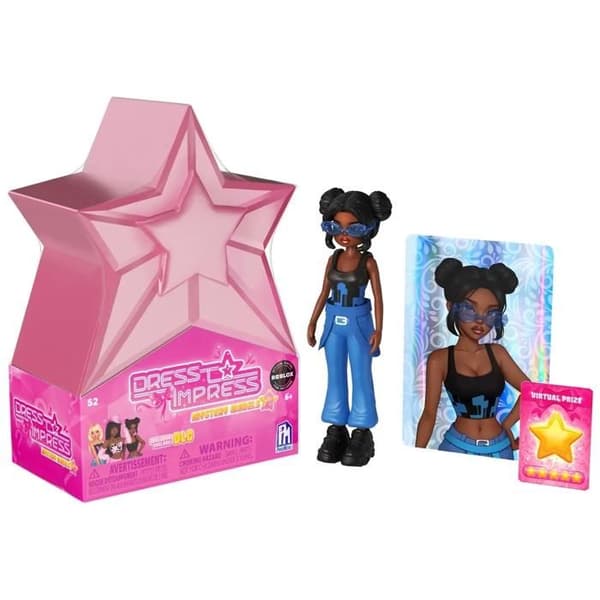 Figur - BOTI - Klä dig för att imponera - Ros - Robust material - Stimulerar fantasin rosa