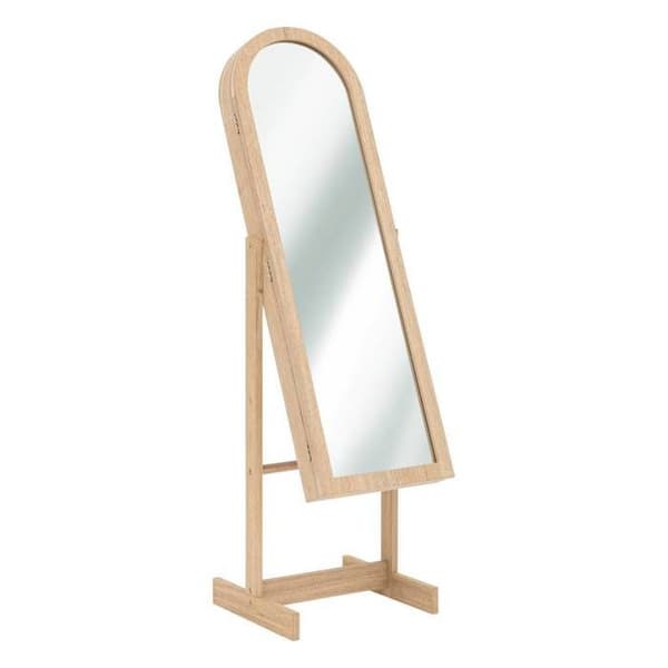 Stående smyckeskrin H145cm trä beige