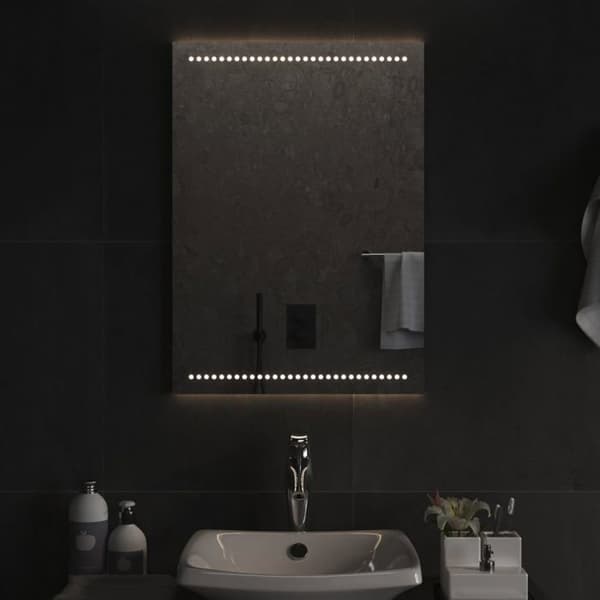 vidaXL LED Badrumsspegel 50x70 cm