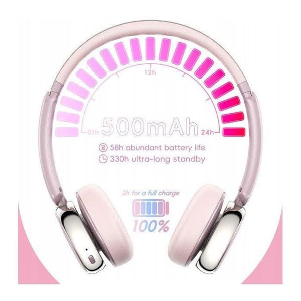 Hörlurar - FIIO - Snowsky Anytime - Bluetooth - Rosa - Aktiv brusreducering (ANC) Ros