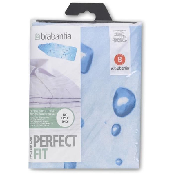BRABANTIA 318160 - Överdrag till strykbräda 124*38 cm - Isvatten Ja