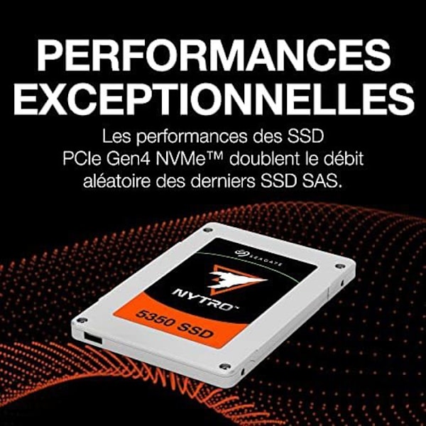 SSD-hårddisk - SEAGATE - XP1920SE10005 - 1,92 TB - Hög prestanda - Ökad tillförlitlighet