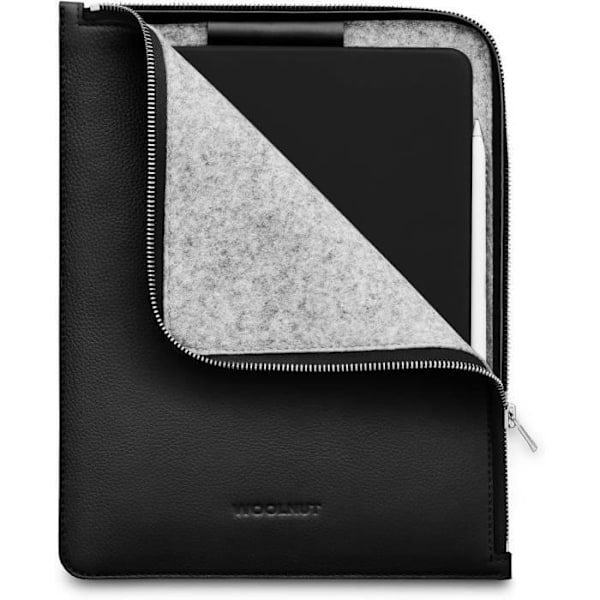 Läder Plånboksfodral för iPad Pro 11 & 10,9 iPad Air Svart - Woolnut