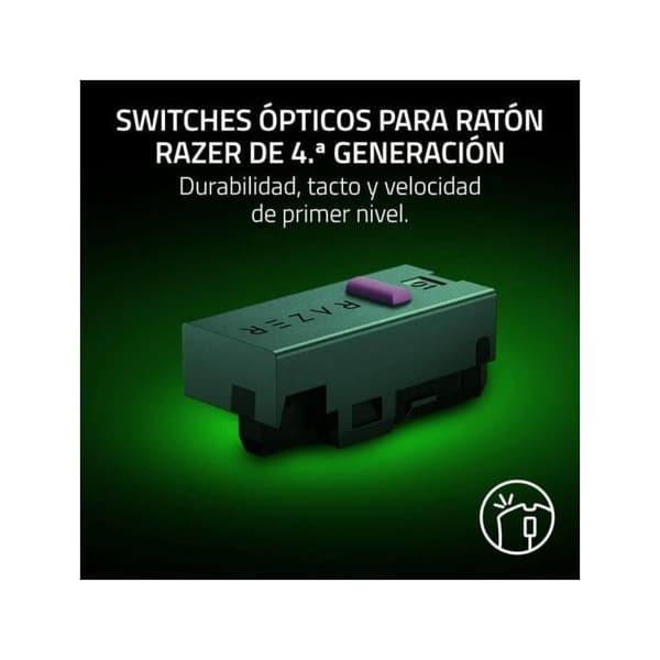Spelmus - RAZER - DeathAdder V4 Pro - Trådlös - Högprecisions optisk sensor - Ergonomisk 6 knappar