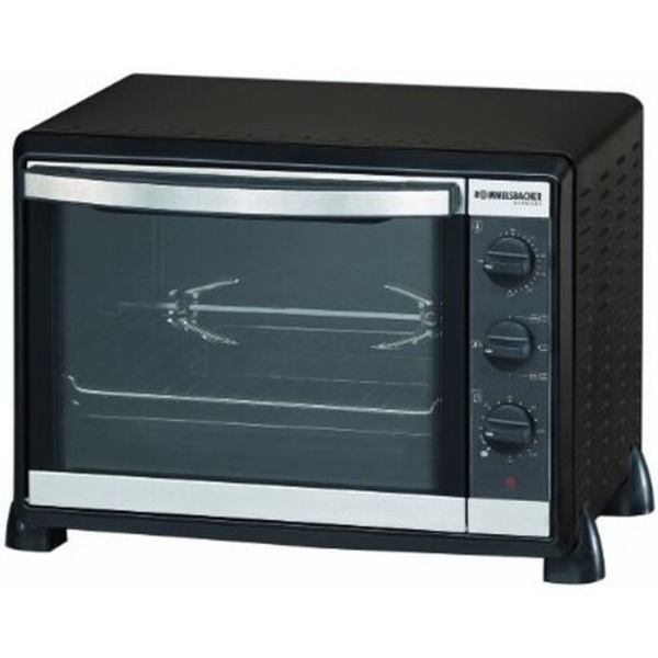 Elektrisk ugn med grill ROMMELSBACHER BG 1550 - Svart - 30L - 1550W - Konvektions- och rotisseriemotor