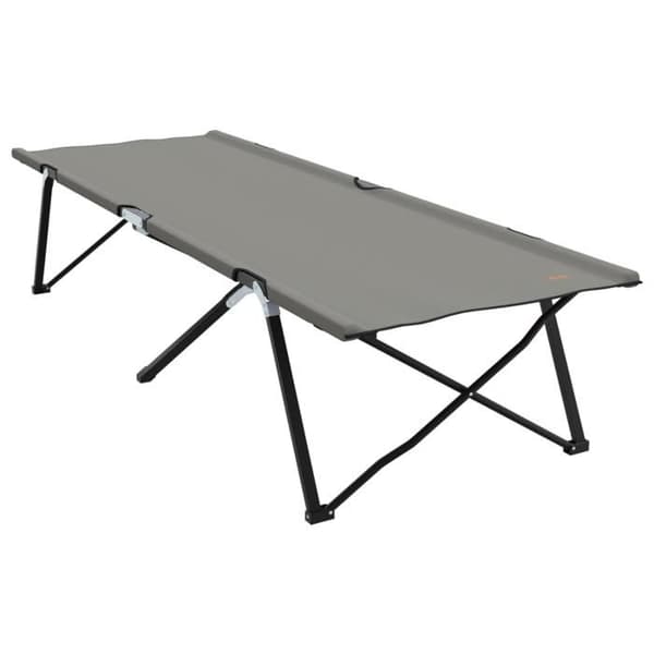 Fällbar solbädd - Grå - Oxford 600D - Metallram - 1 plats, 100 kg max Grå