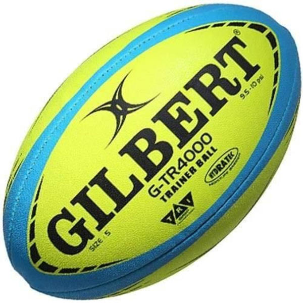 GILBERT Rugbyboll G-TR4000 Fluo T5 Gul/Blå