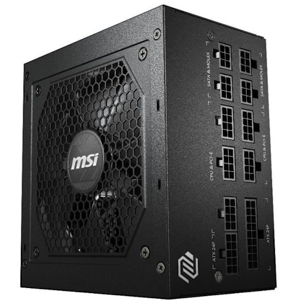 MSI PC Power Supply MAG A650GL PCIE5 - 650W 80+ Gold Modular