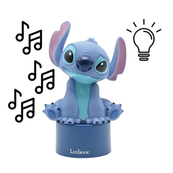 Bluetooth-högtalare nattlampa Stitch BLÅ