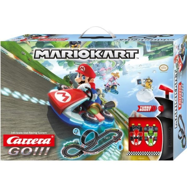 Krets - CARRERA-LEKSAKER - Carrera GO!!! Nintendo Mario Kart 8 Circuit - Inomhus - Barn - Mario - Blandat
