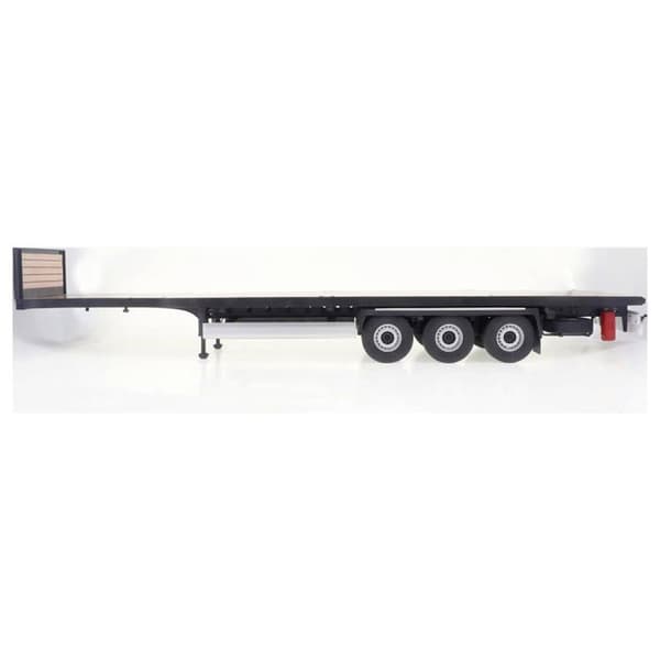 Solid svart transportsläp 1:24 – Modell av bil schwarz