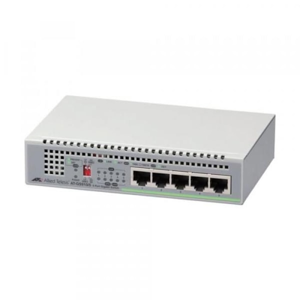 Allied Telesis CentreCOM AT-GS910-5 5 x 10-100-1000 Desktop Switch