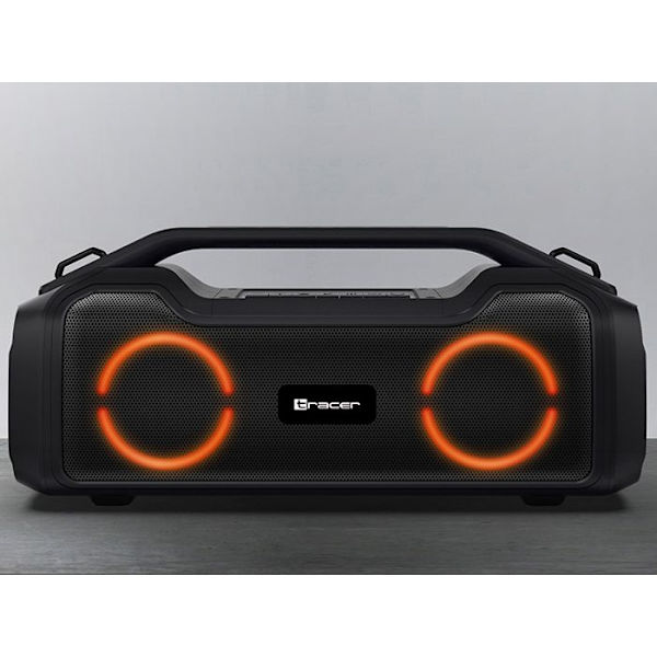 Trådlös högtalare med Bluetooth, TRACER BigBoy TWS, svart, TRAGLO47343 Svart