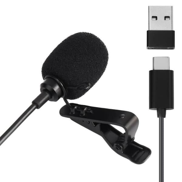Micro Cravate - DAFODIL - MCP150 - USB-C - Omnidirektionell - Dynamisk - Trådad