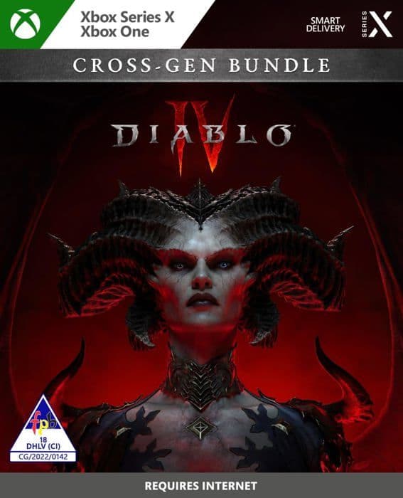 Videospel - Xbox - Diablo IV - Cross-Gen Bundle - Xbox Series X - Multiplayer - DVD-ROM