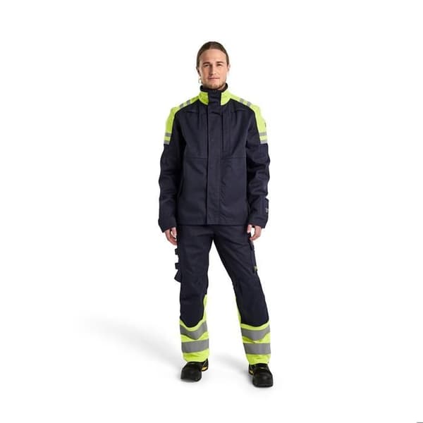 Blaklader vinterjacka marin/gul S