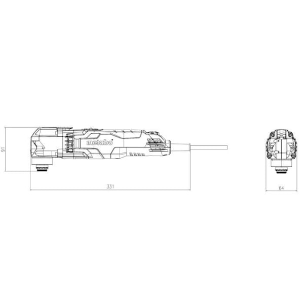 Hårdmetallskär - METABO - 10 delar - 6 mm skaft - Precisionsverktyg - Hög prestanda