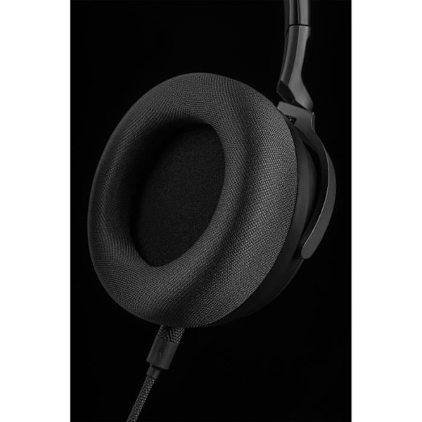 Öppna trådbundna spel- och streamingheadset - CORSAIR VIRTUOSO PRO - Grafen - Svart - Pannband Svart