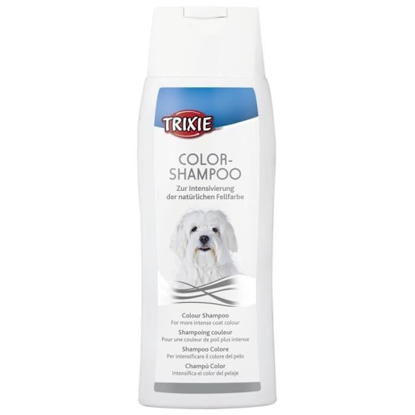 Schampo - TRIXIE - Färg för vit päls - 250 ml - För hundar - Intensifierar färgen