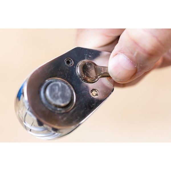 STANLEY 72-tands 1/2"-spärr - STMT82665-1 - Grå - Ljus satinfinish - Reverseringsspak i metall Glänsande satin