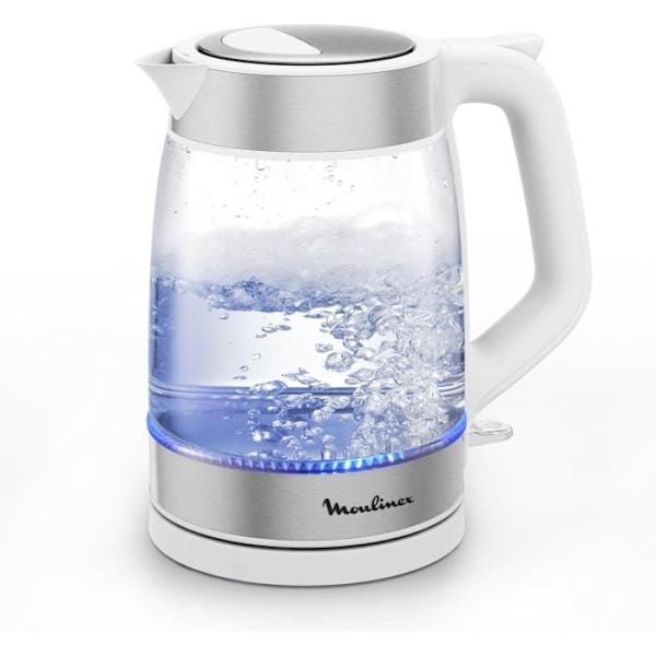 Moulinex Elektrisk glas vattenkokare 1.7L Vit BY6R5130