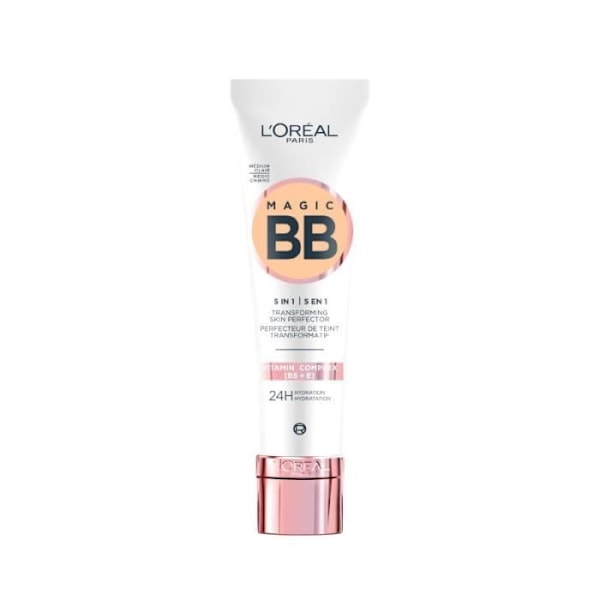 L'Oréal Paris Magic BB cream 5-i-1 03 lätt medium 30ml Medium Klar