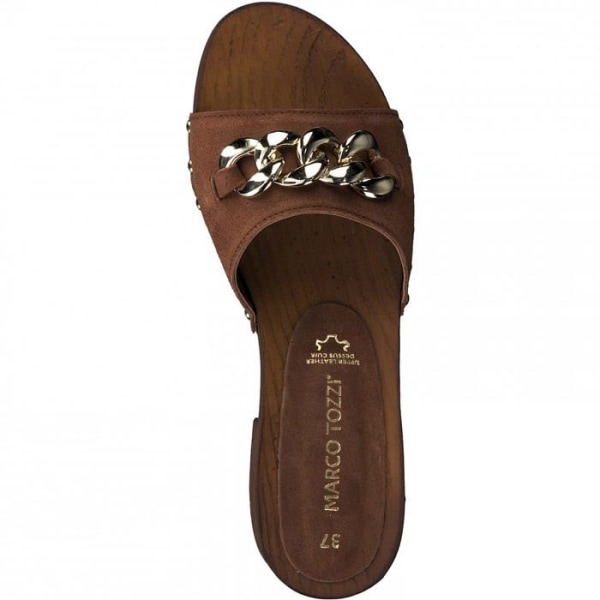 Sandal - barfota Marco tozzi - 2-2-27300-28 - Damklackad sandal Cognac 39