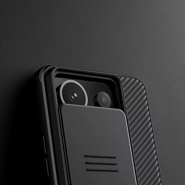 Coque - Nillkin - CamShield Pro - Stötsäker - Repellering - Glidande objektivlock