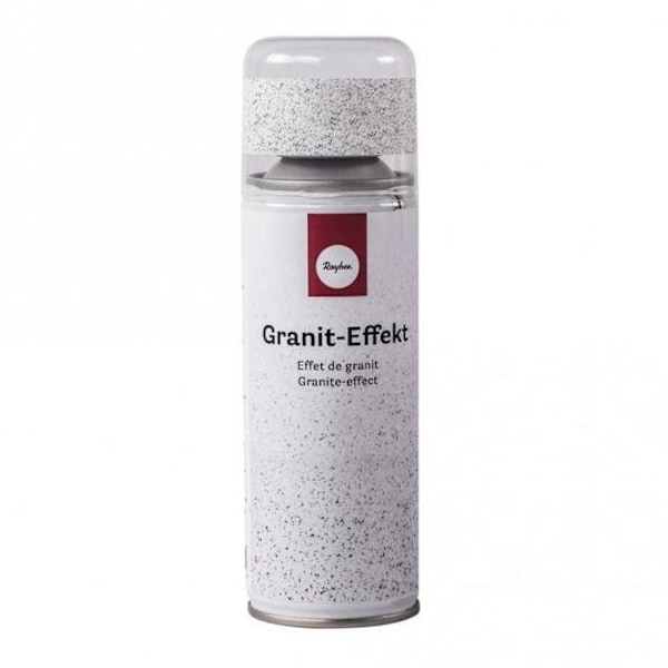 Sprayfärg - Rayher - Graniteffekt - Vit - 200 ml - Multistöd Vit