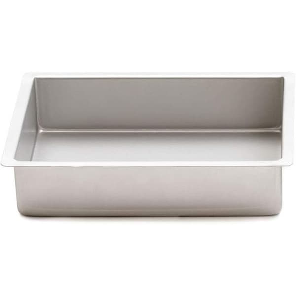 Rektangulär form - DECORA - 0062602 - Anodiserad aluminium - Rak kant - Utan svetsar Grå