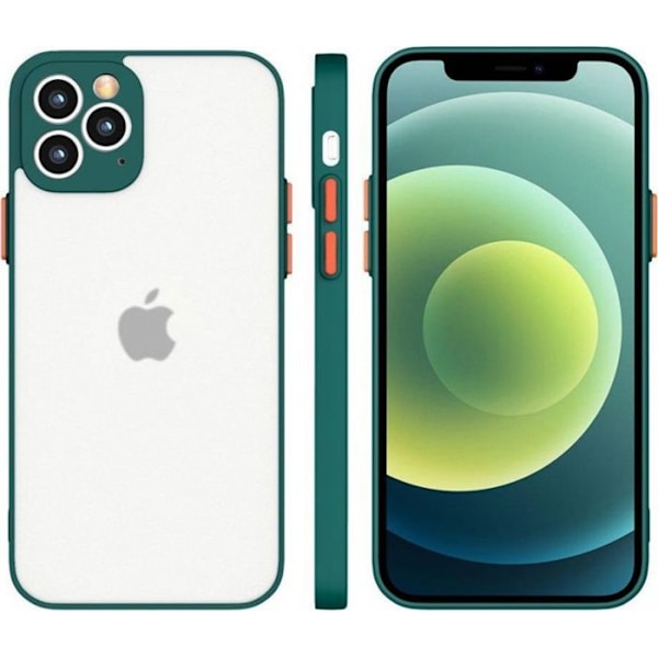 Hurtel Milky Case Coque mjuk genomskinlig silikon för Samsung Galaxy S21+ 5G (S21 Plus 5G) Mörkgrön