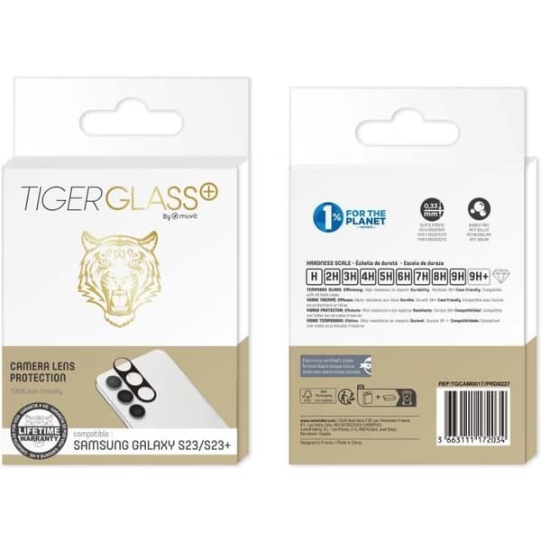 TIGER GLASS PLUS CAMERA LENS SAMSUNG GALAXY S23/S23 PLUS