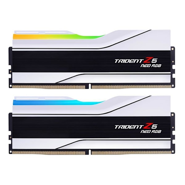 G.Skill Trident Z5 Neo RGB Series 32 GB (2x 16 GB) DDR5 6400 MHz CL32 - Vit - Dual Channel Kit 2 DDR5 RAM-minnen PC5-51200