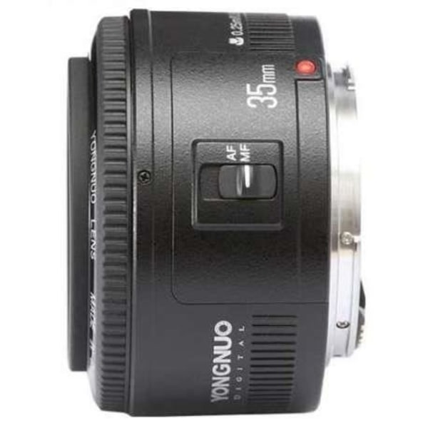 YONGNUO YN35mm F2 vidvinkelobjektiv för Canon DSLR-kamera